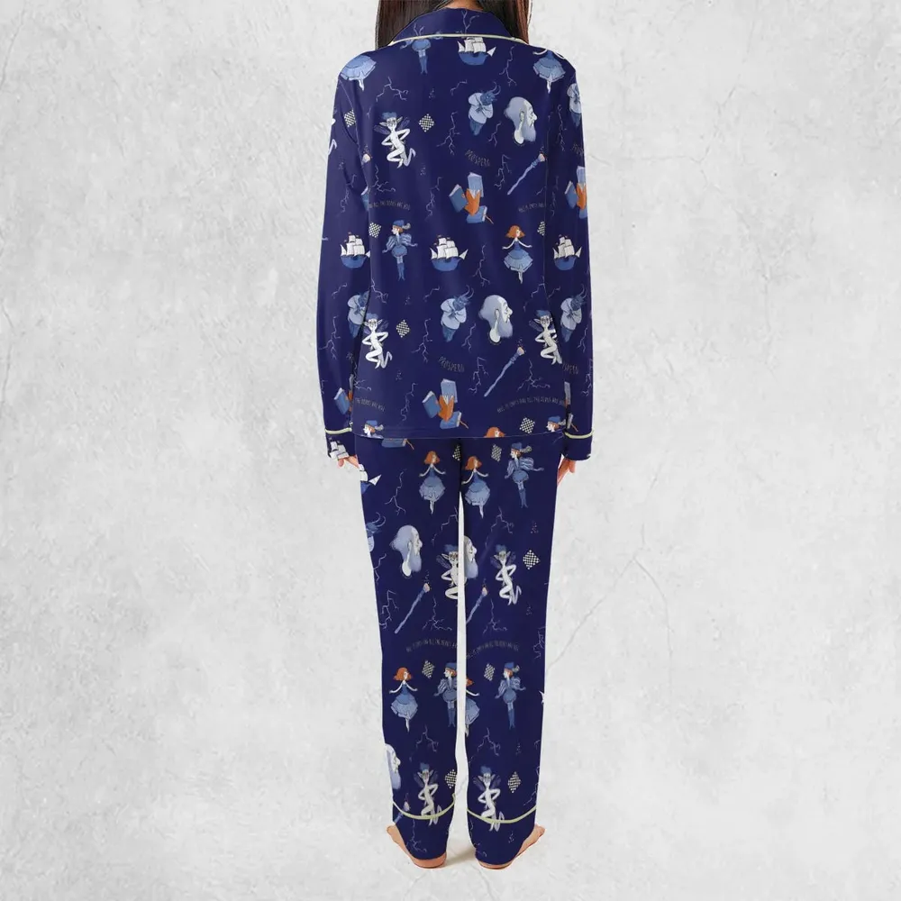 The Tempest Pattern Shakespeare Pajamas Set - 4