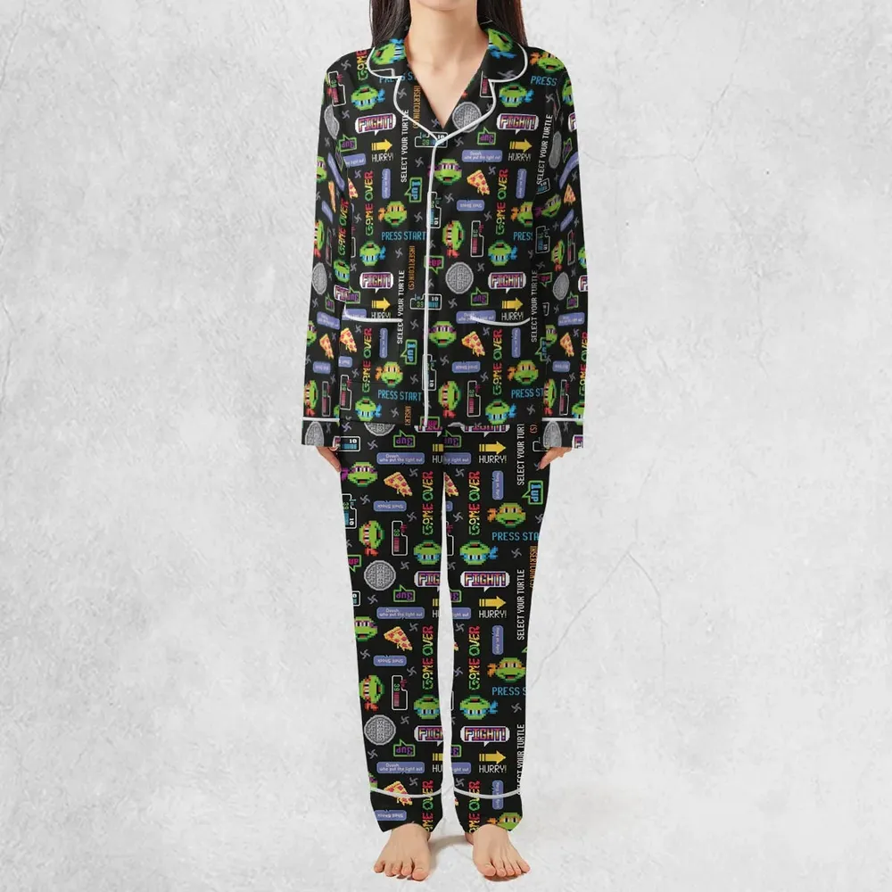 The TMNT Pixel Characters Pajamas Set - 3