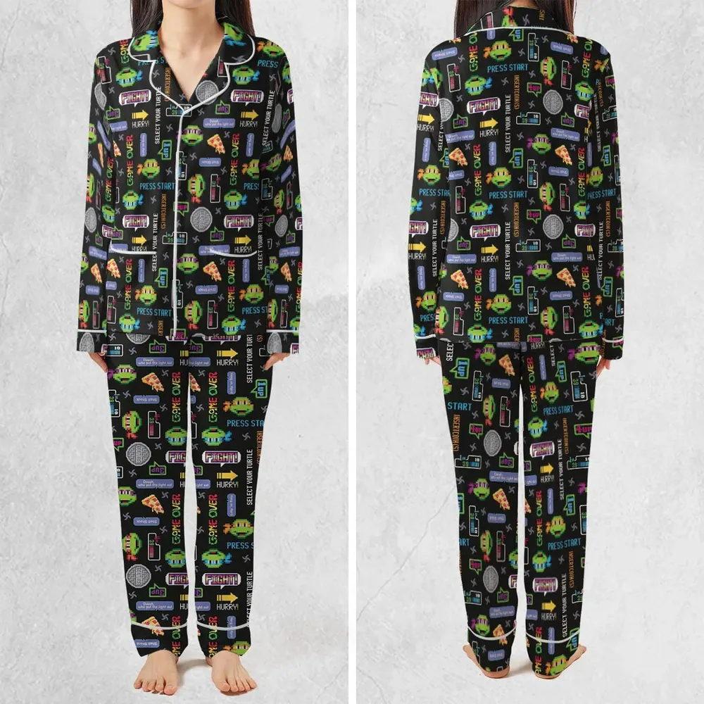 The TMNT Pixel Characters Pajamas Set - 2
