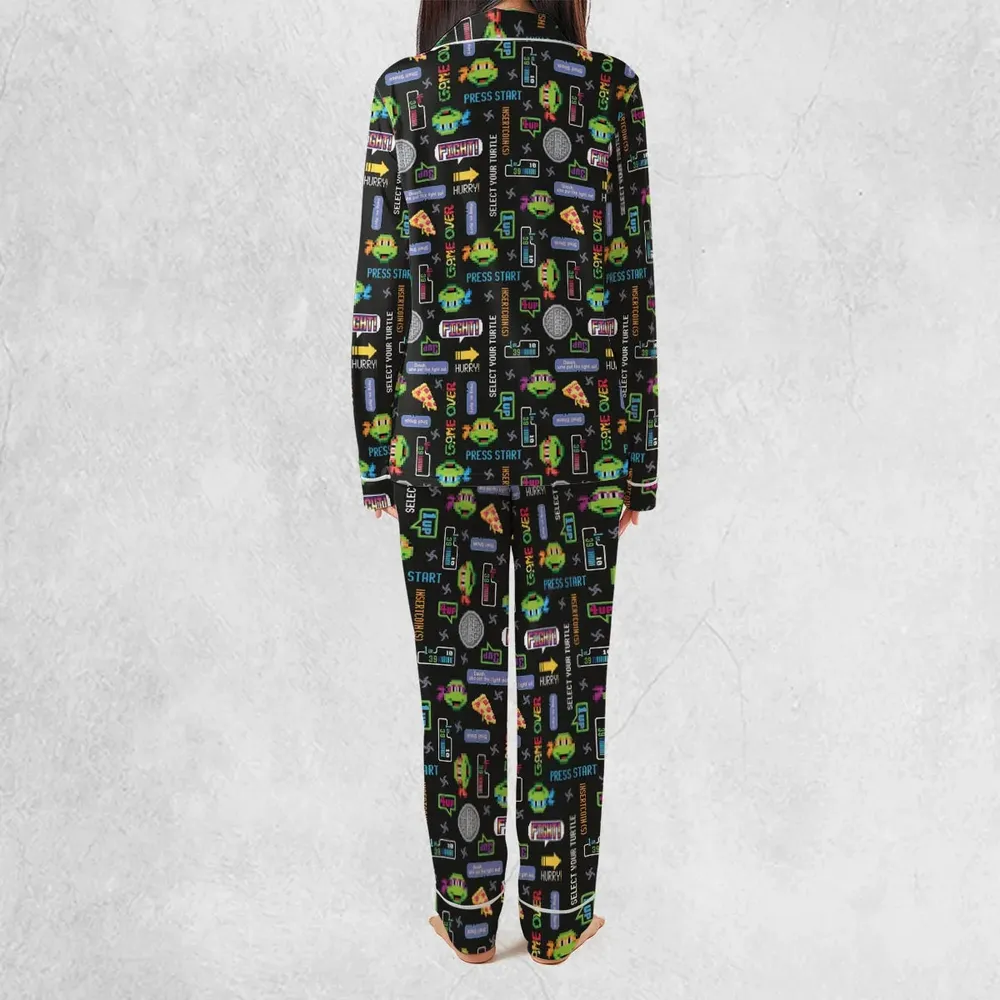 The TMNT Pixel Characters Pajamas Set - 4