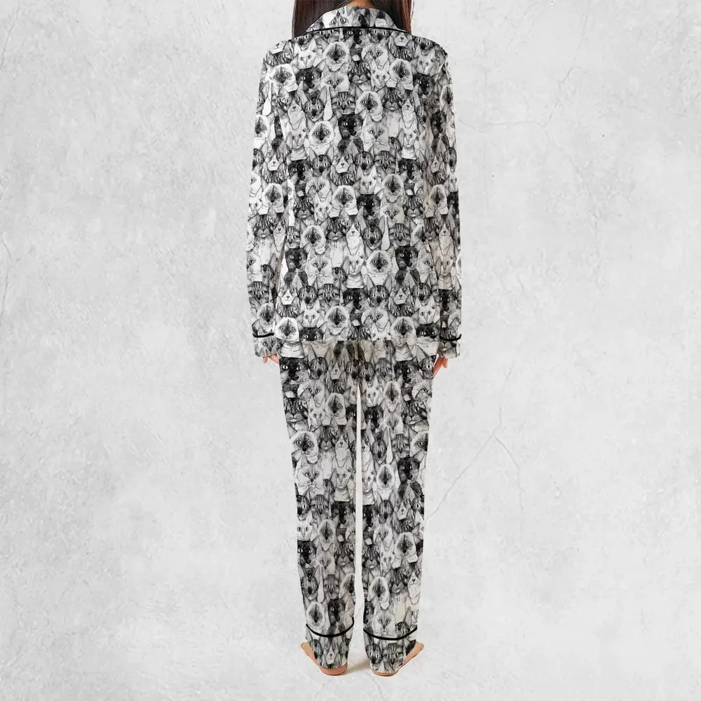 Just Cats Pajamas Set - 4