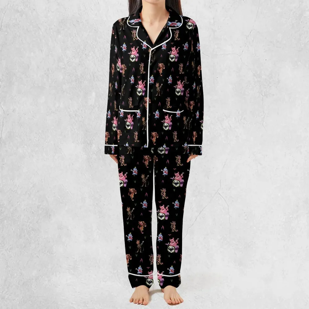 Monsters Cereal Pattern Pajamas Set - 3