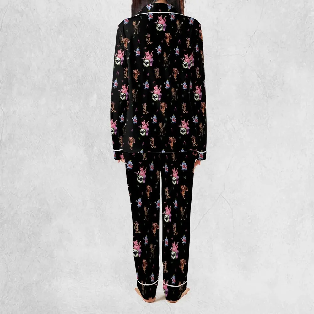 Monsters Cereal Pattern Pajamas Set - 4