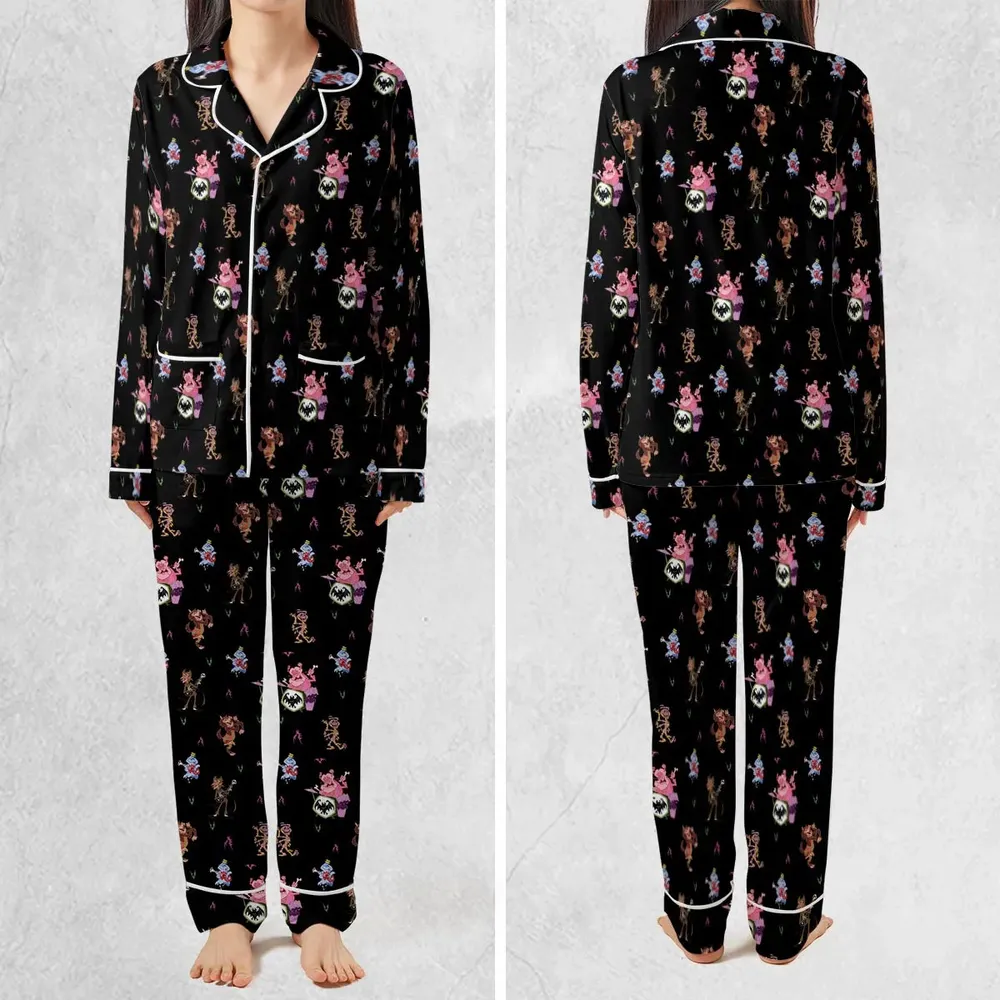 Monsters Cereal Pattern Pajamas Set - 2