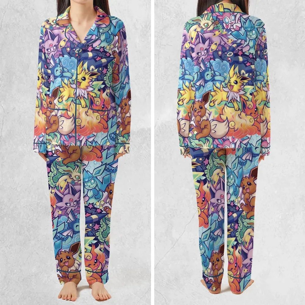 Evolutionary line of Eevee Pokemon Pajamas Set - 2