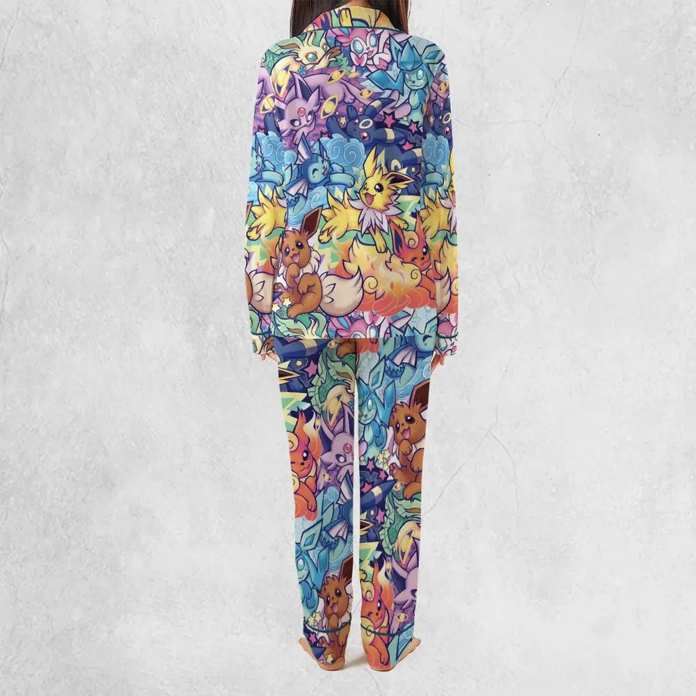 Evolutionary line of Eevee Pokemon Pajamas Set - 4