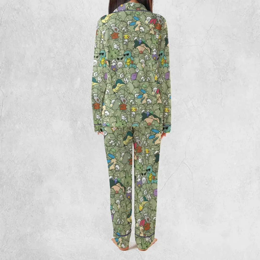 Epic Pokemon Pattern Pajamas Set - 4