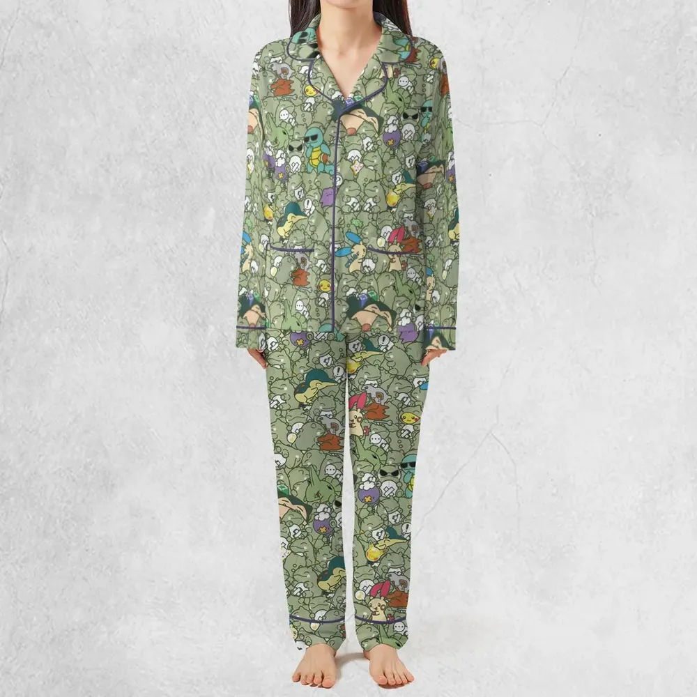Epic Pokemon Pattern Pajamas Set - 3