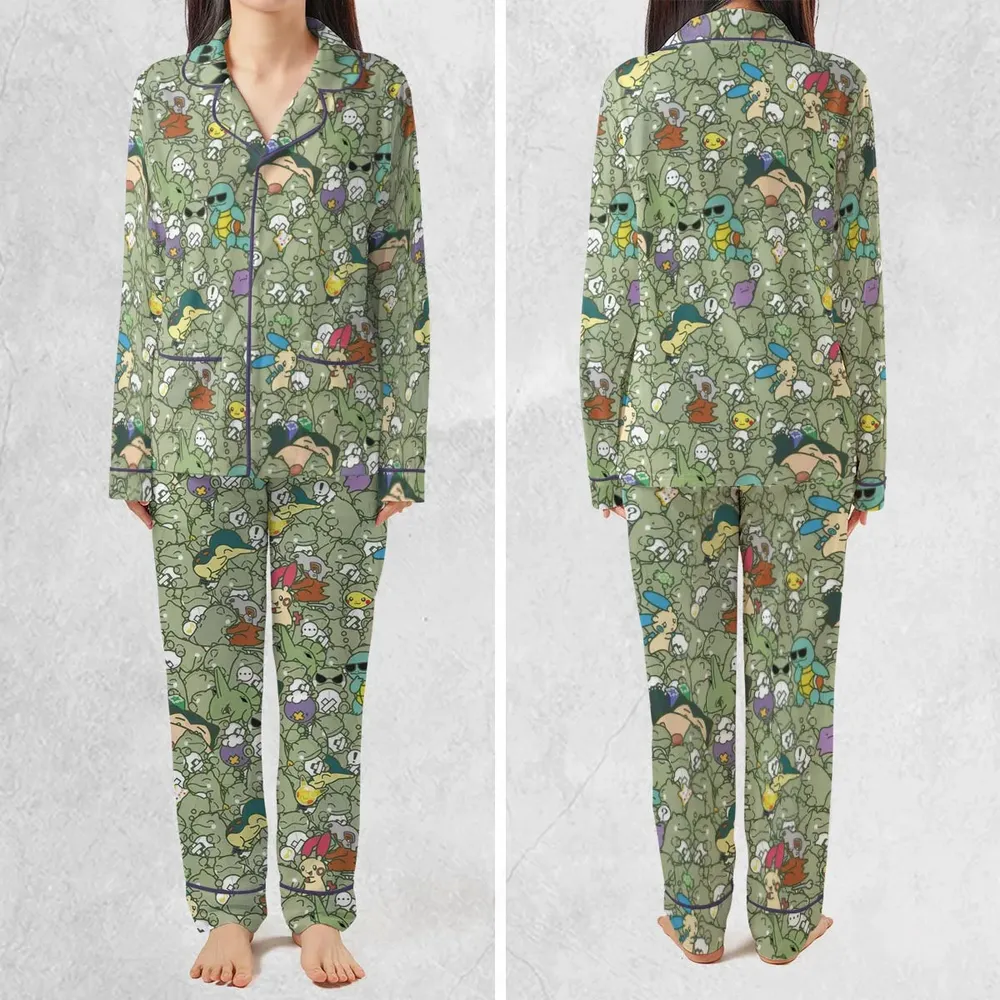 Epic Pokemon Pattern Pajamas Set - 2