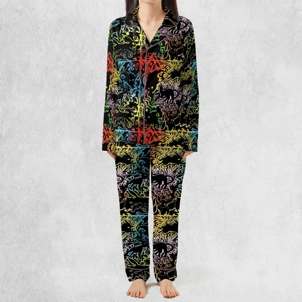 Eevee Pokemon Black Pajamas Set - 3