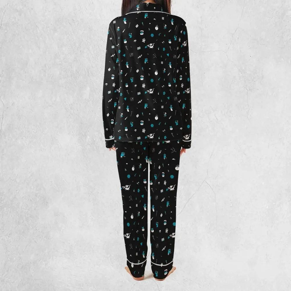 DnD Pattern Pajamas Set - 4