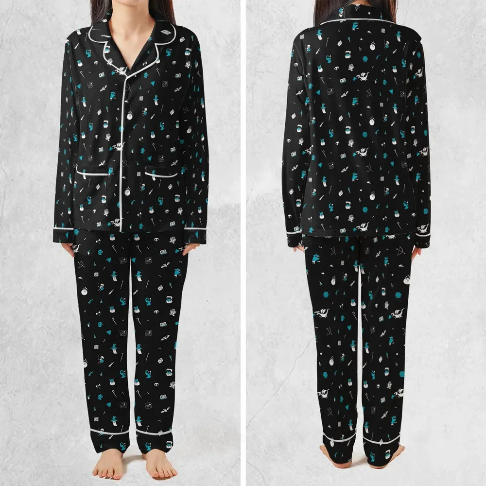 DnD Pattern Pajamas Set - 2