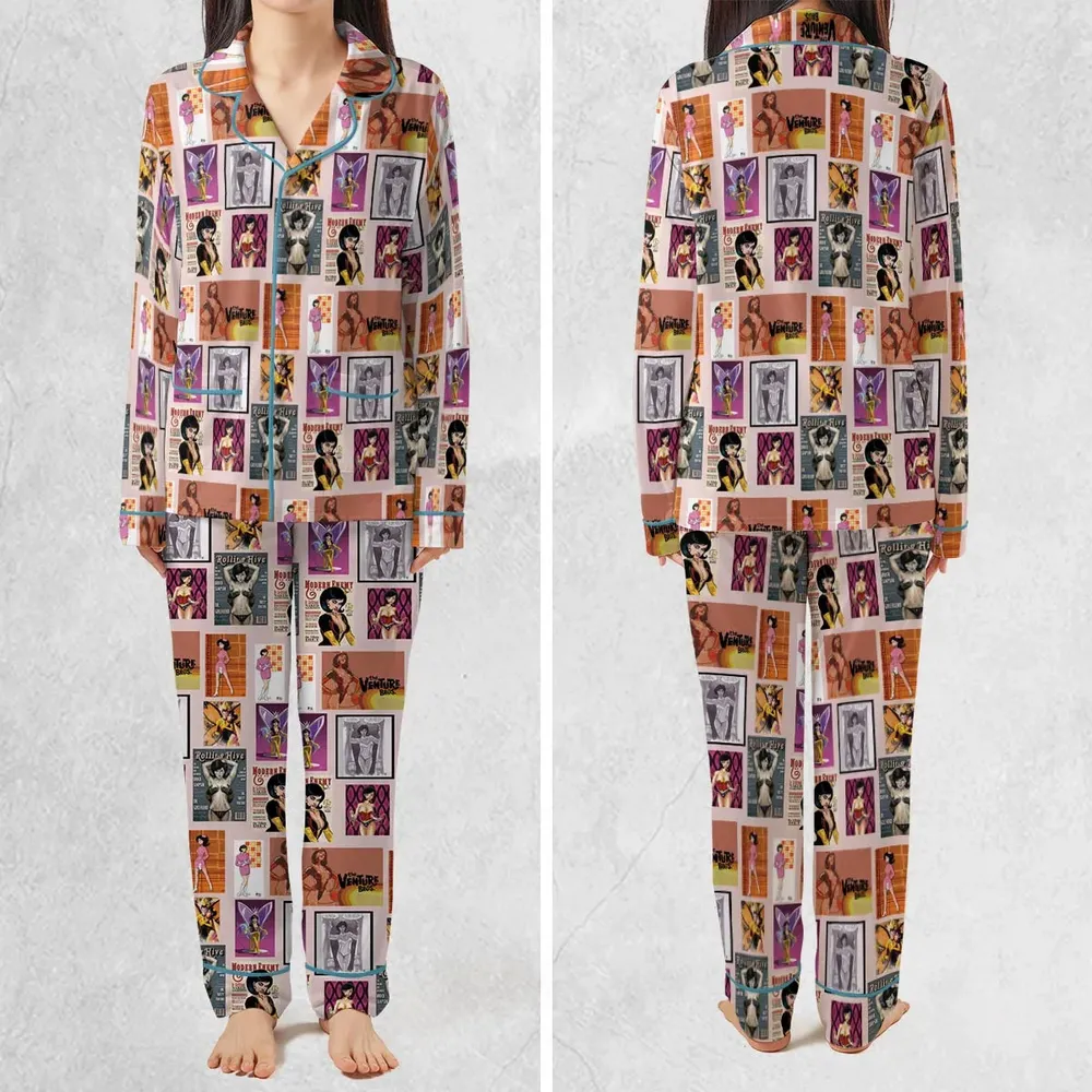 Dr. Mrs. The Monarch The Venture Bros. Magazine Poses Pajamas Set - 2
