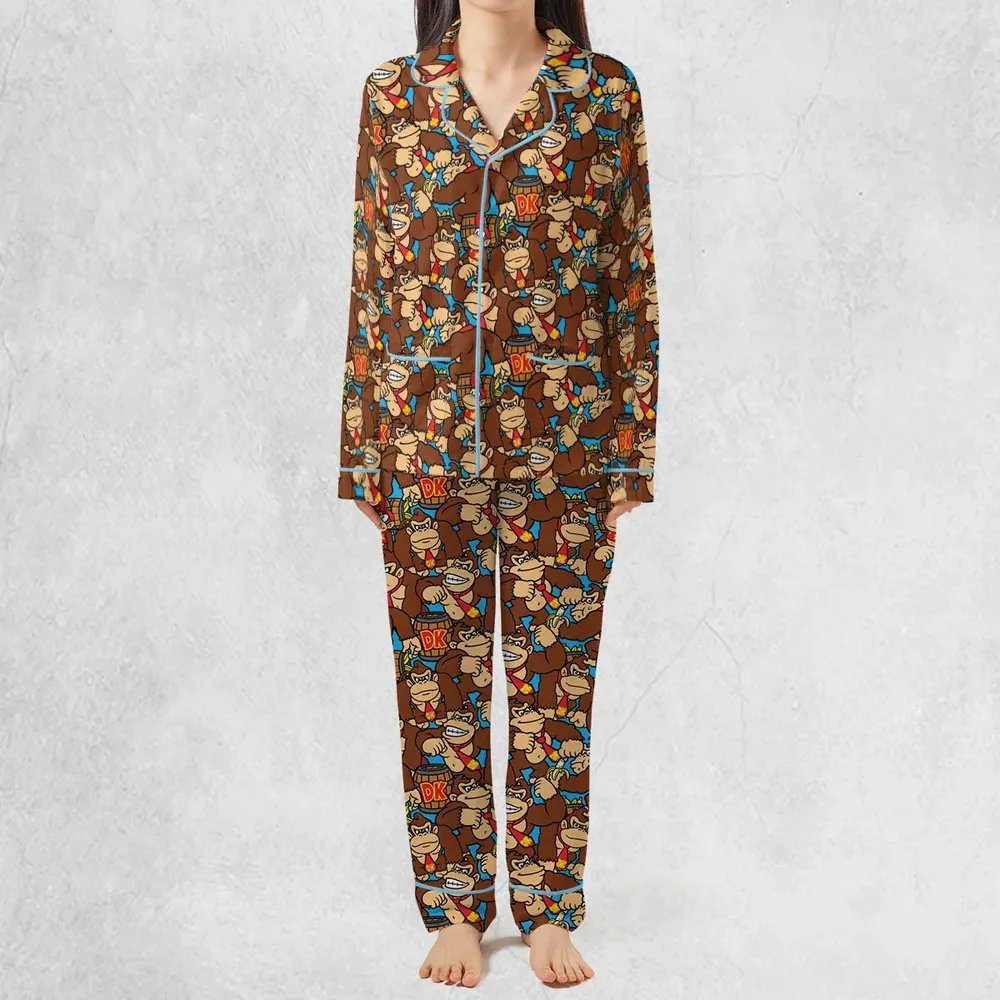 Donkey Kong Pattern Pajamas Set - 3