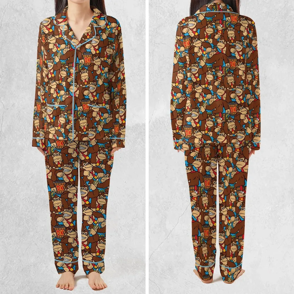 Donkey Kong Pattern Pajamas Set - 2