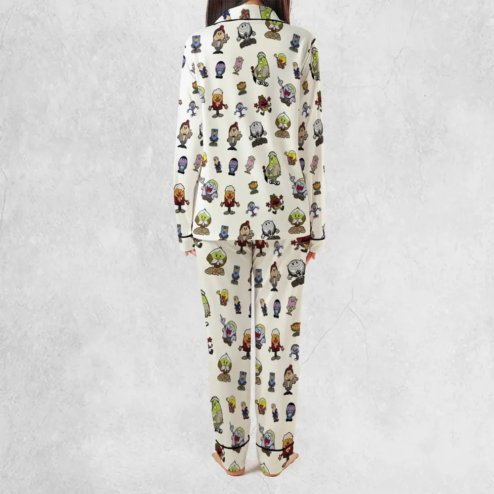 Doctor Who and Mr Men Pattern Pajamas Set - 4
