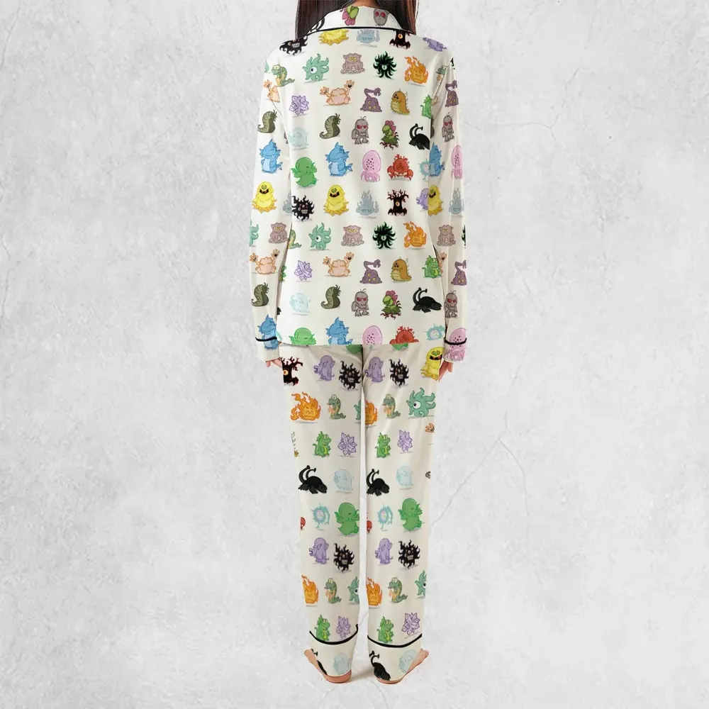 Cute Monsters H. P. Lovecraft Pajamas Set - 4
