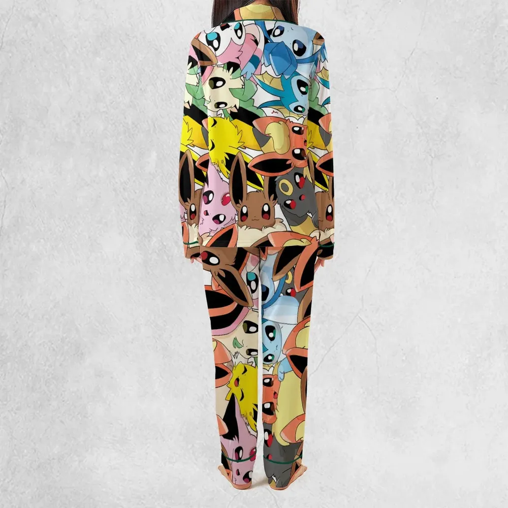 Cute Eevee Evolution Pokemon Pajamas Set - 4