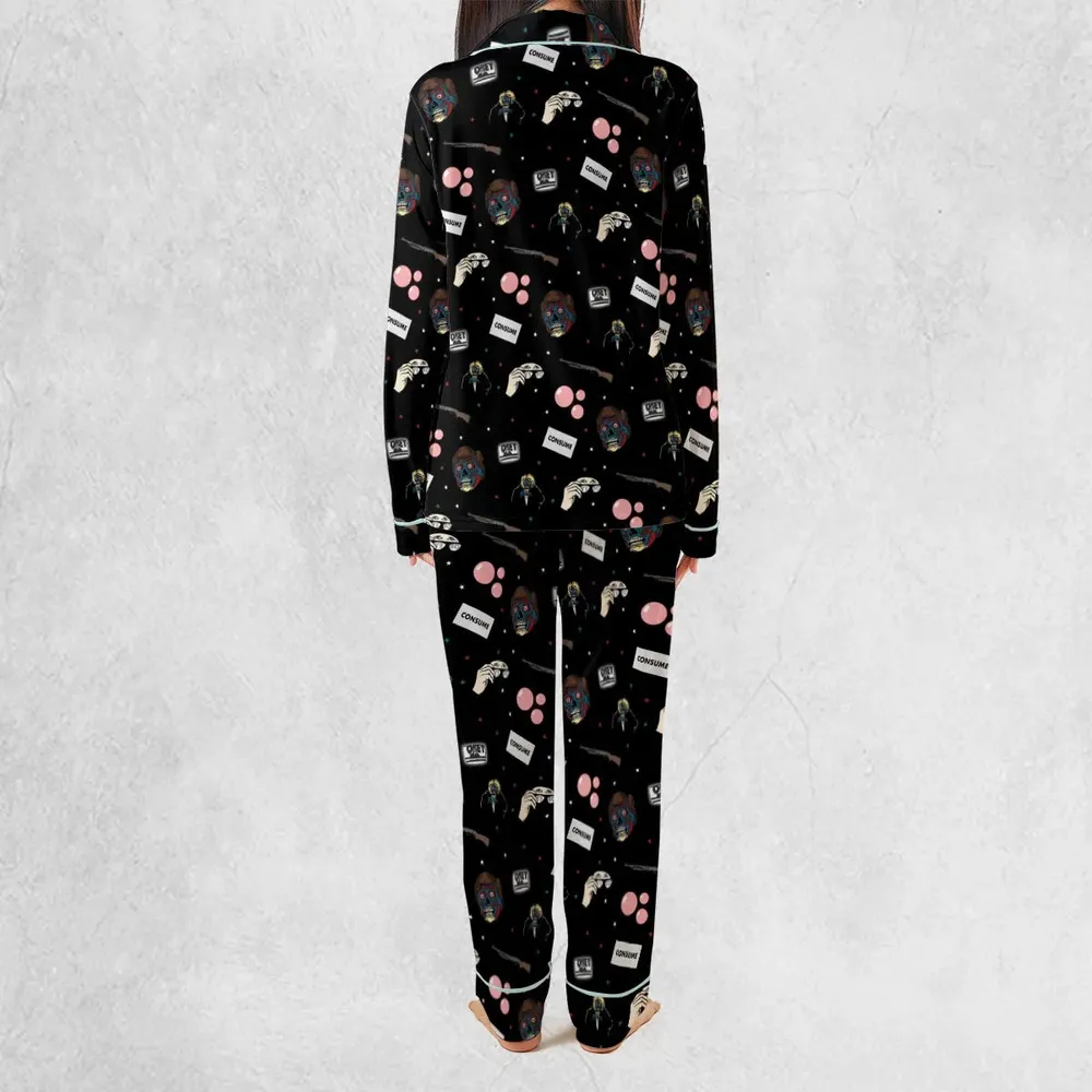 Consume They Live Patterns Pajamas Set - 4