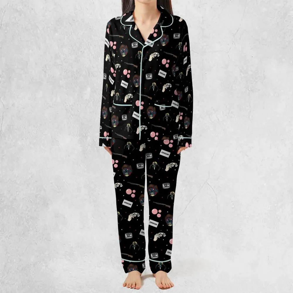 Consume They Live Patterns Pajamas Set - 3