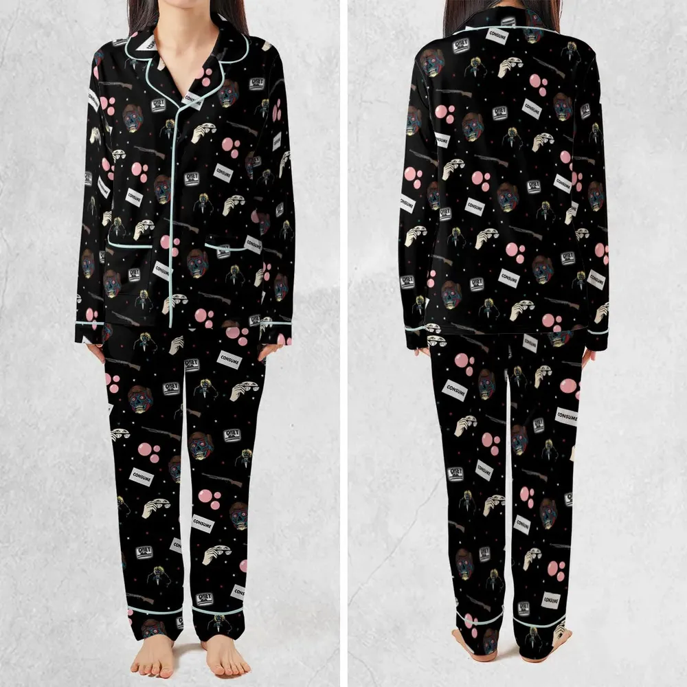 Consume They Live Patterns Pajamas Set - 2