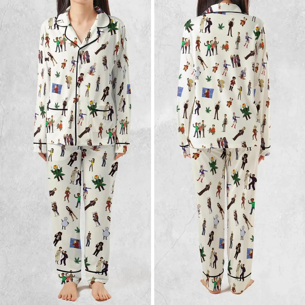 Community Characters Costumes Pattern Pajamas Set - 2