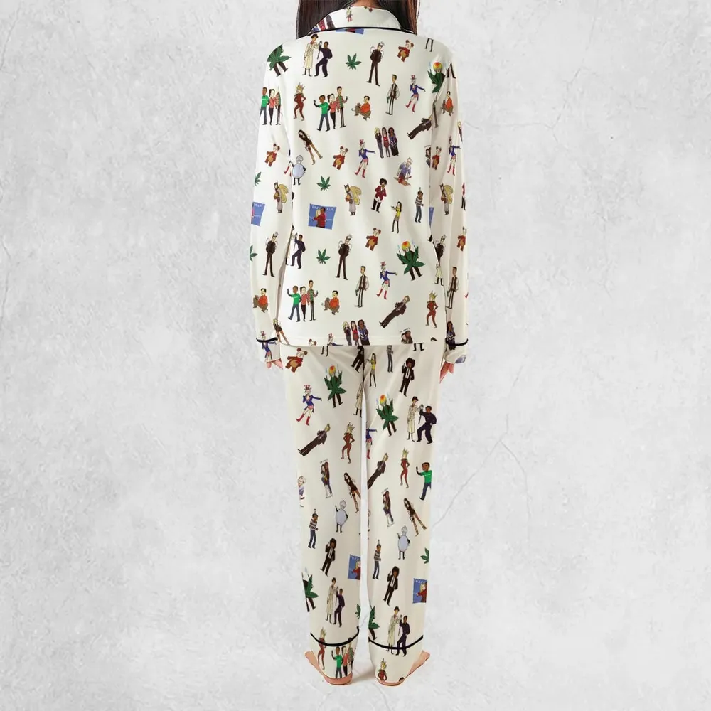 Community Characters Costumes Pattern Pajamas Set - 4