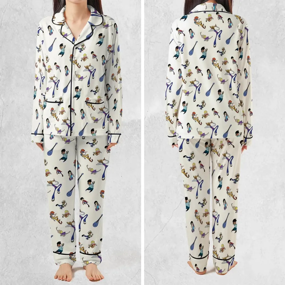Class Of 3000 Characters Pattern Pajamas Set - 2
