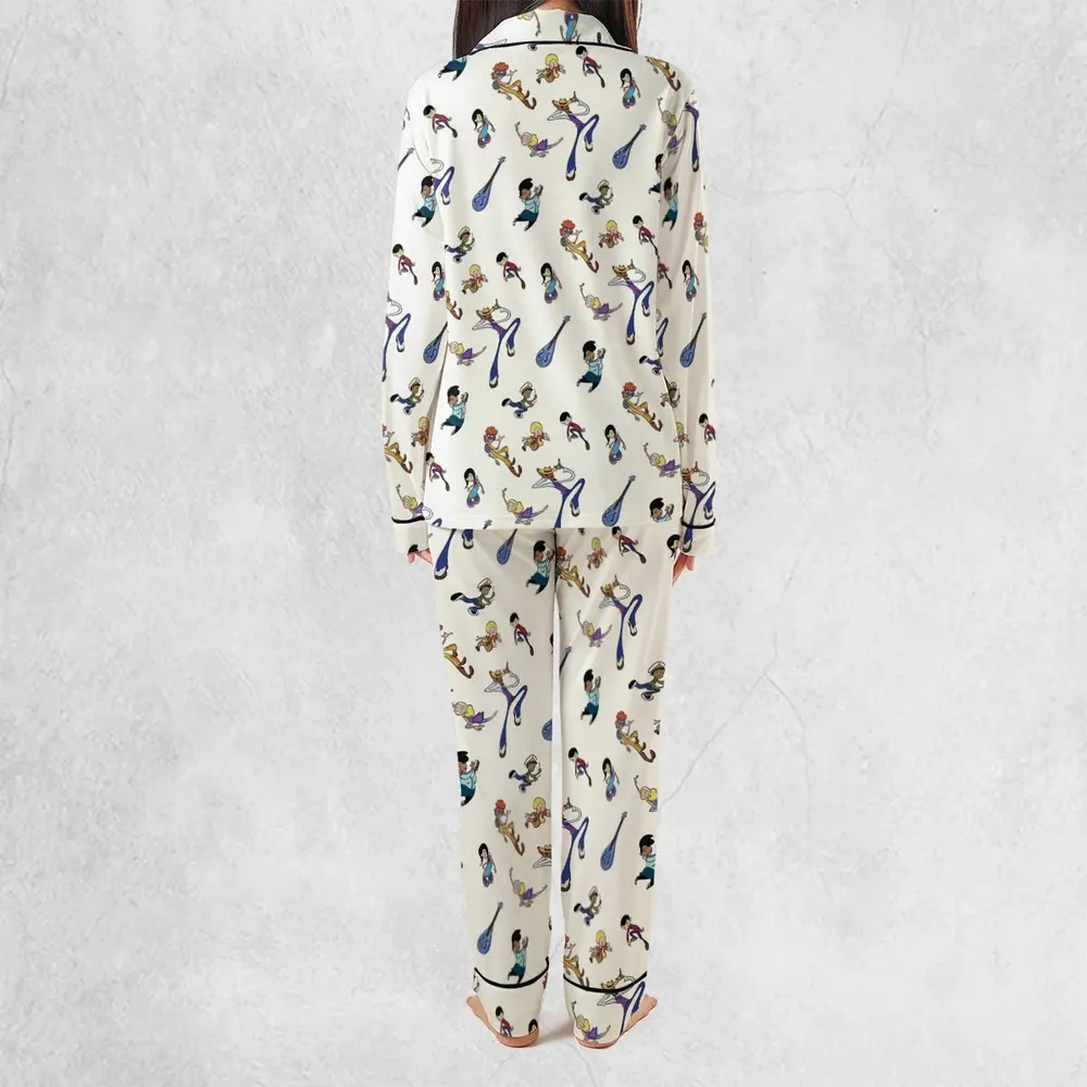 Class Of 3000 Characters Pattern Pajamas Set - 4