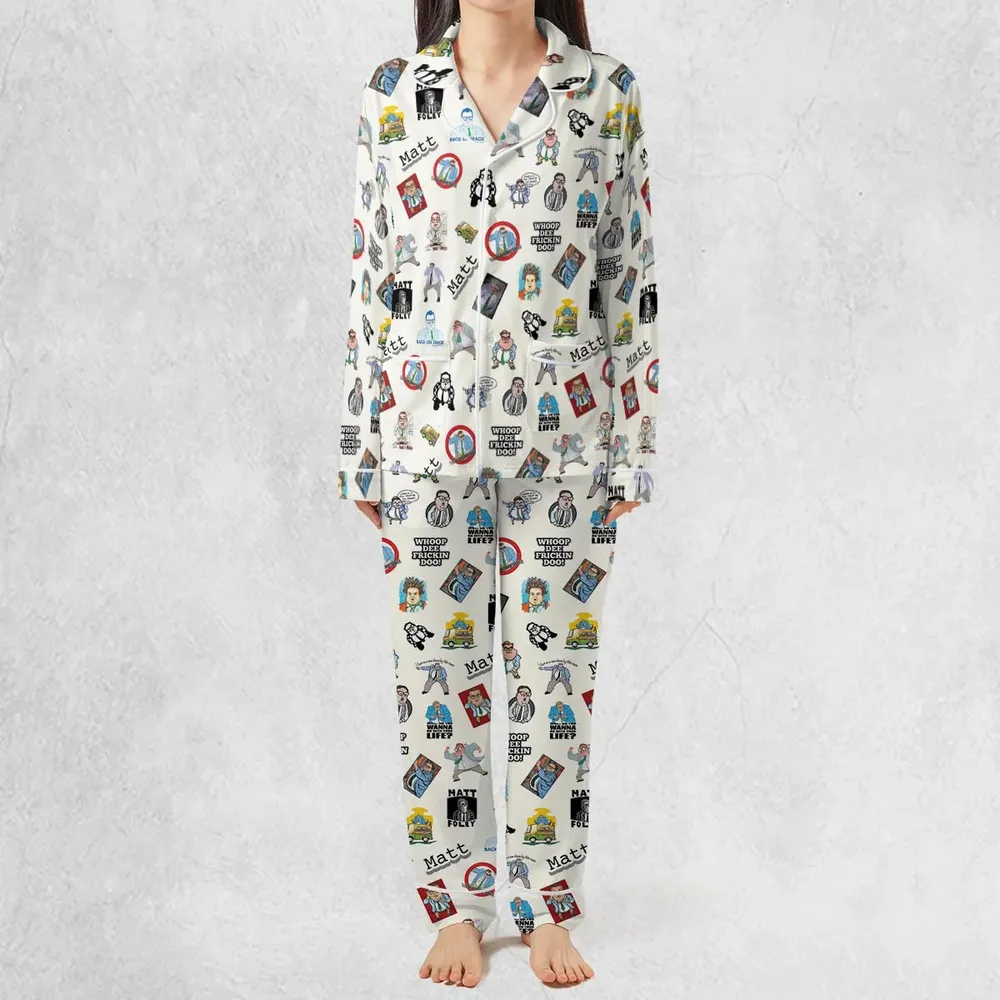 Chris Farley Matt Foley Motivational SNL Pajamas Set - 3