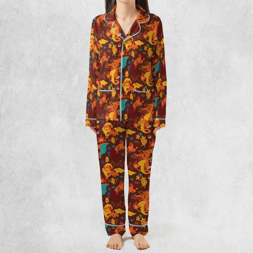 Charizard Arcanine Torchic Fire Pokemon Pajamas Set - 3