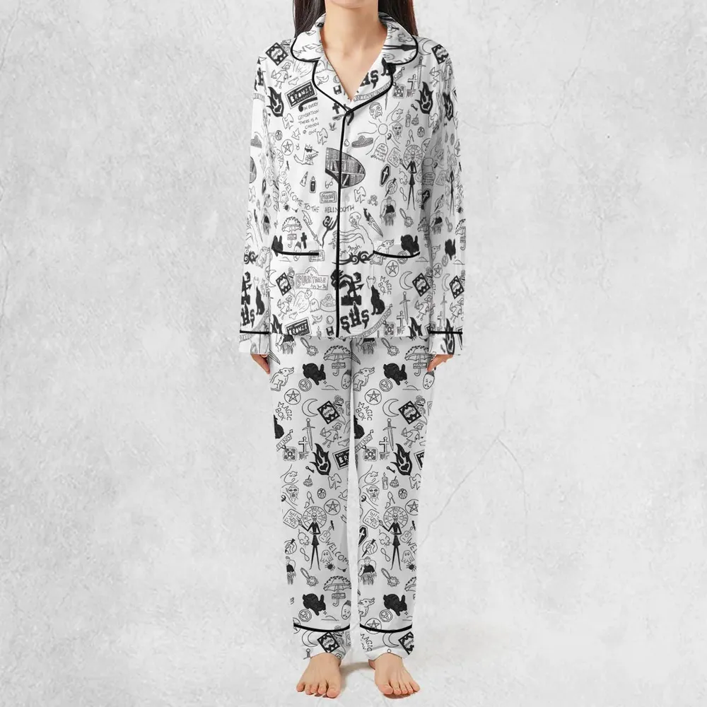 Buffy The Vampire Slayer Pattern Pajamas Set - 3