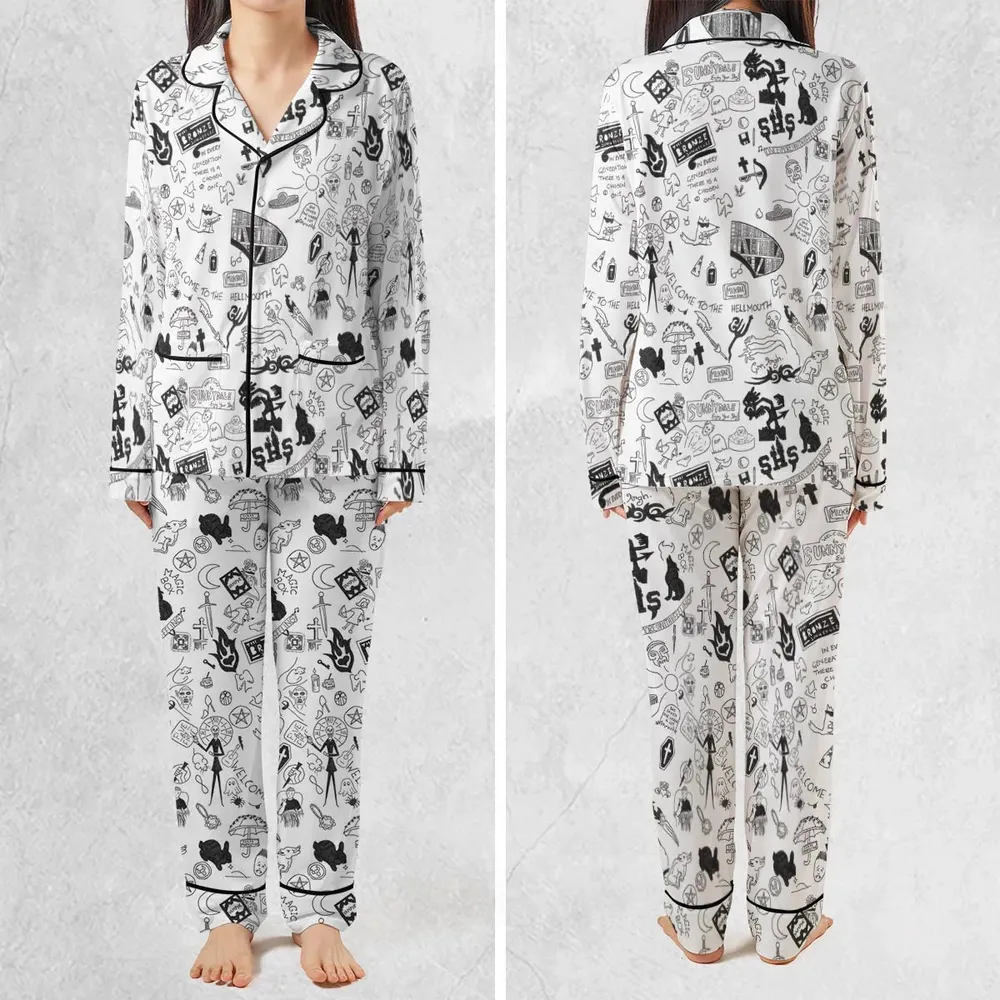 Buffy The Vampire Slayer Pattern Pajamas Set - 2