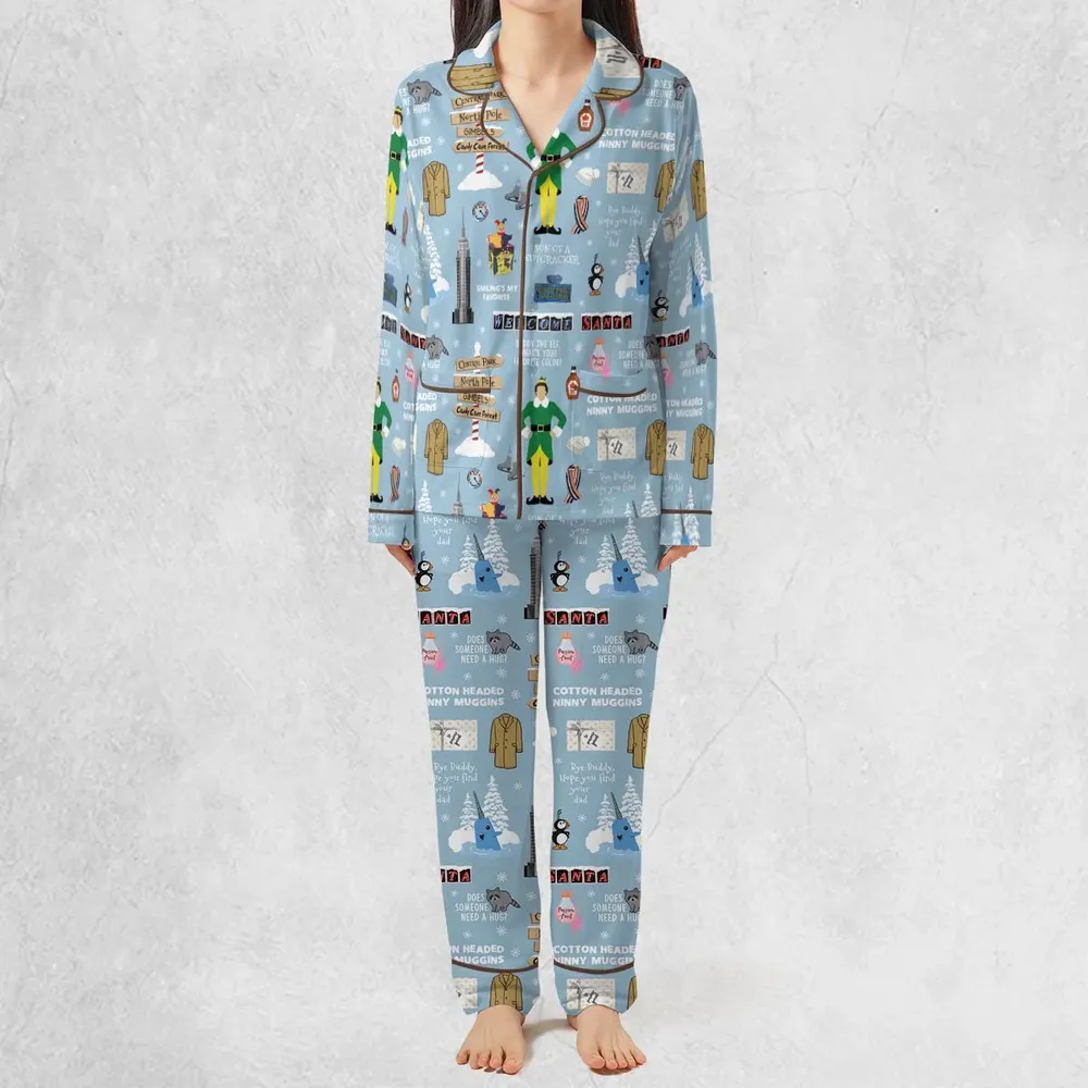 Buddy the ELF Quotes Christmas Pajamas Set - 3