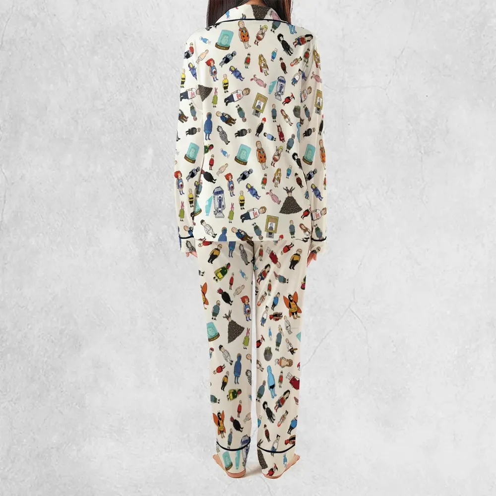 Bobby Hill King Of The Hill Pattern Pajamas Set - 4