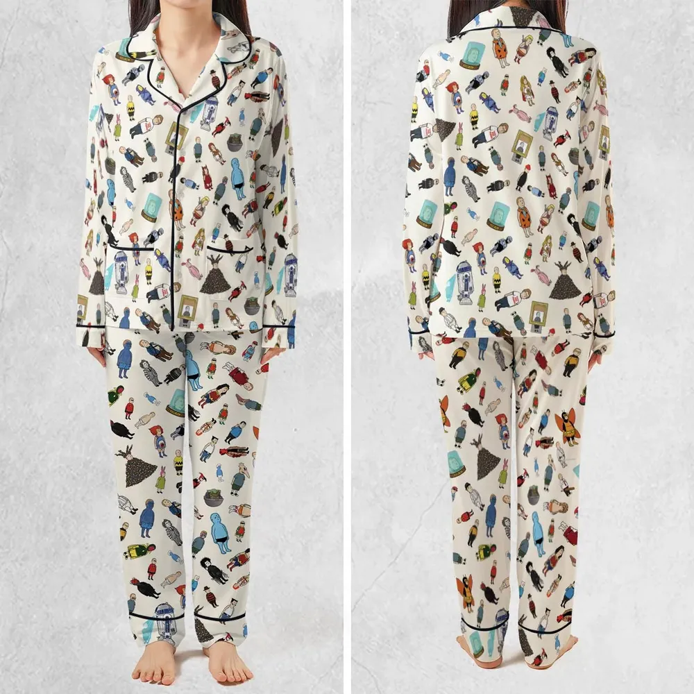 Bobby Hill King Of The Hill Pattern Pajamas Set - 2
