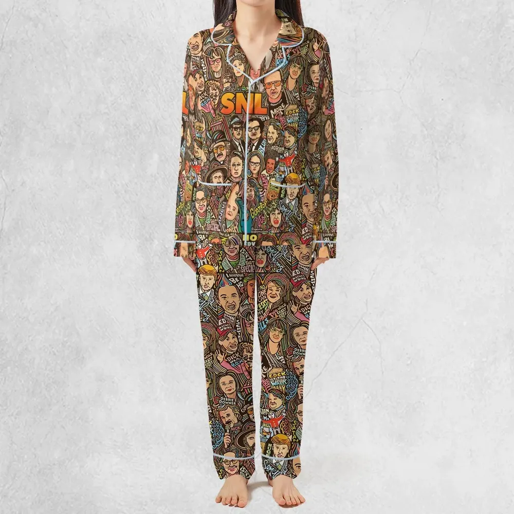 Blues Brothers Waynes World Coneheads SNL Characters Pajamas Set - 3