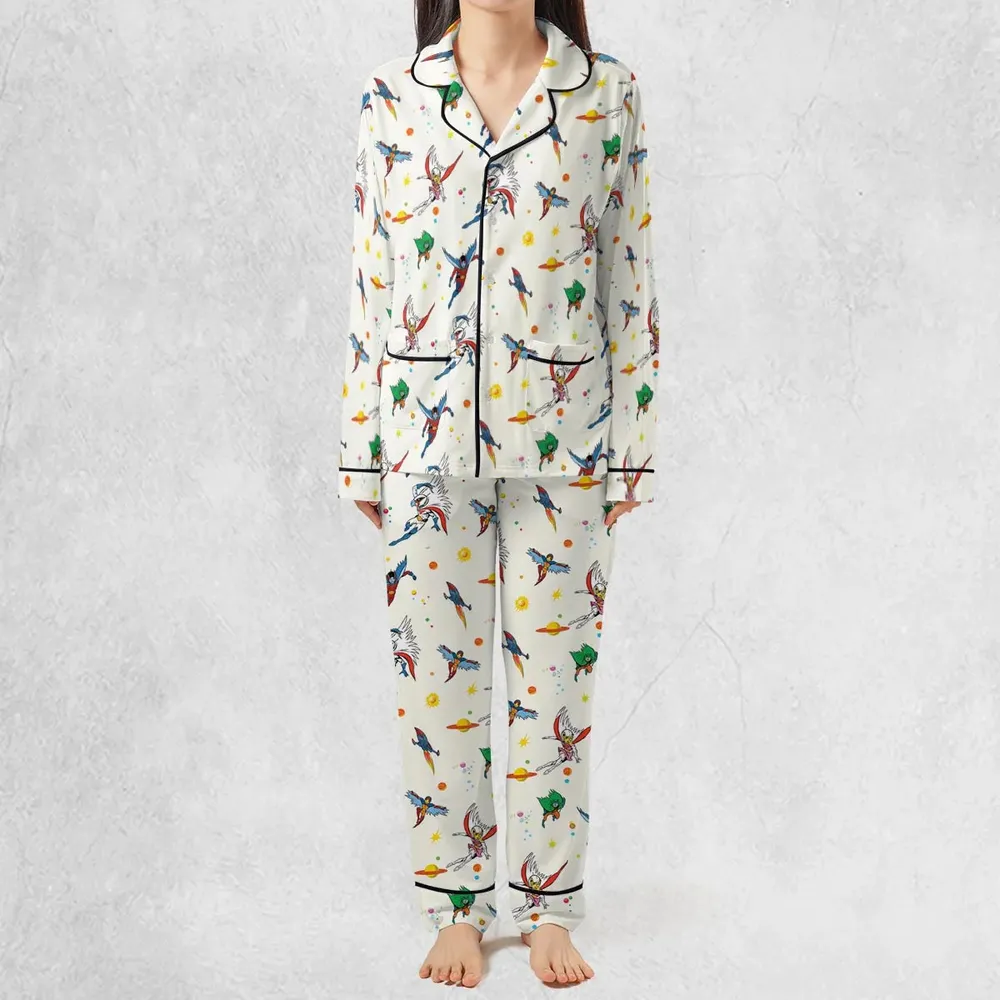 Battle of the Planets Pattern Pajamas Set - 3
