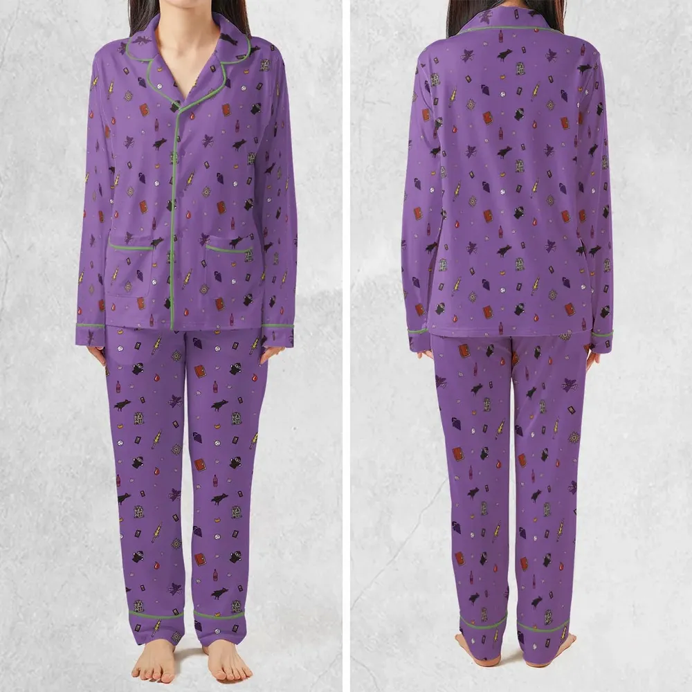 Barovia Dungeons and Dragons Pattern Pajamas Set - 2