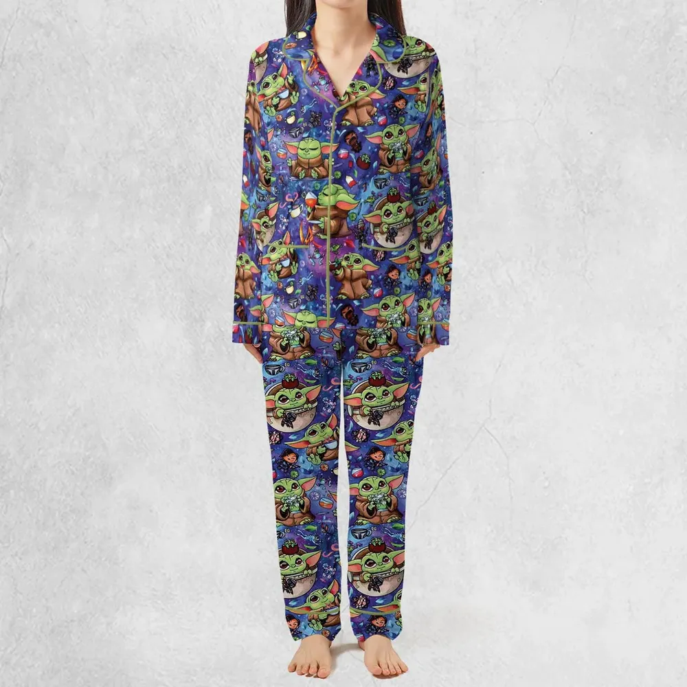 Baby Yoda In the Galaxy Pajamas Set - 3