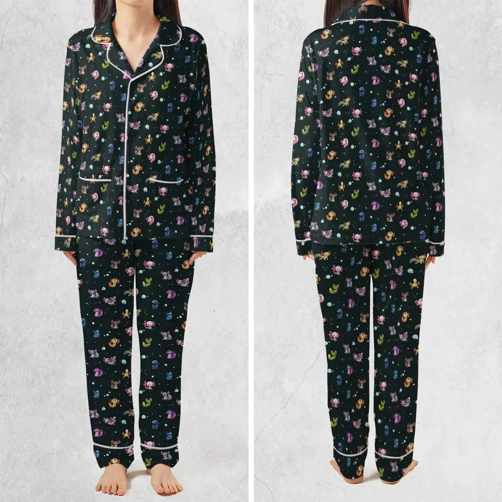 Axolotls Of The World Pattern Pajamas Set - 2