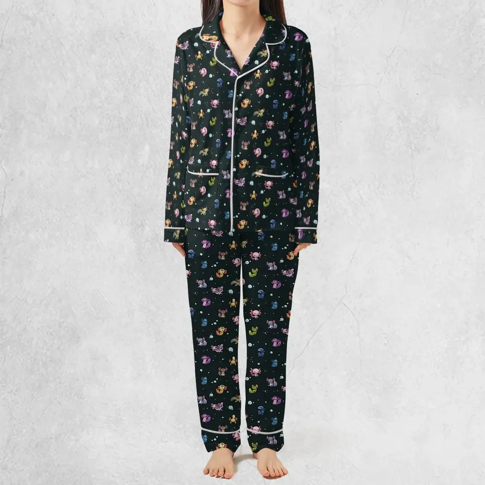 Axolotls Of The World Pattern Pajamas Set - 3