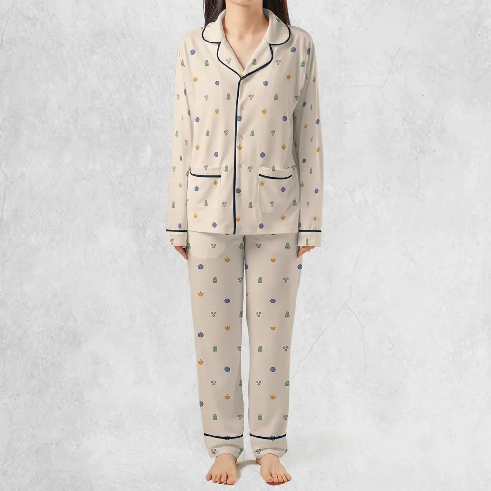 Avatar The Last Airbender Four Elements Pattern Pajamas Set - 3
