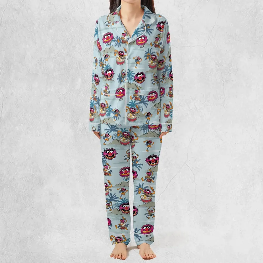 Animal The Muppet Show Drum Tropical Pajamas Set - 3