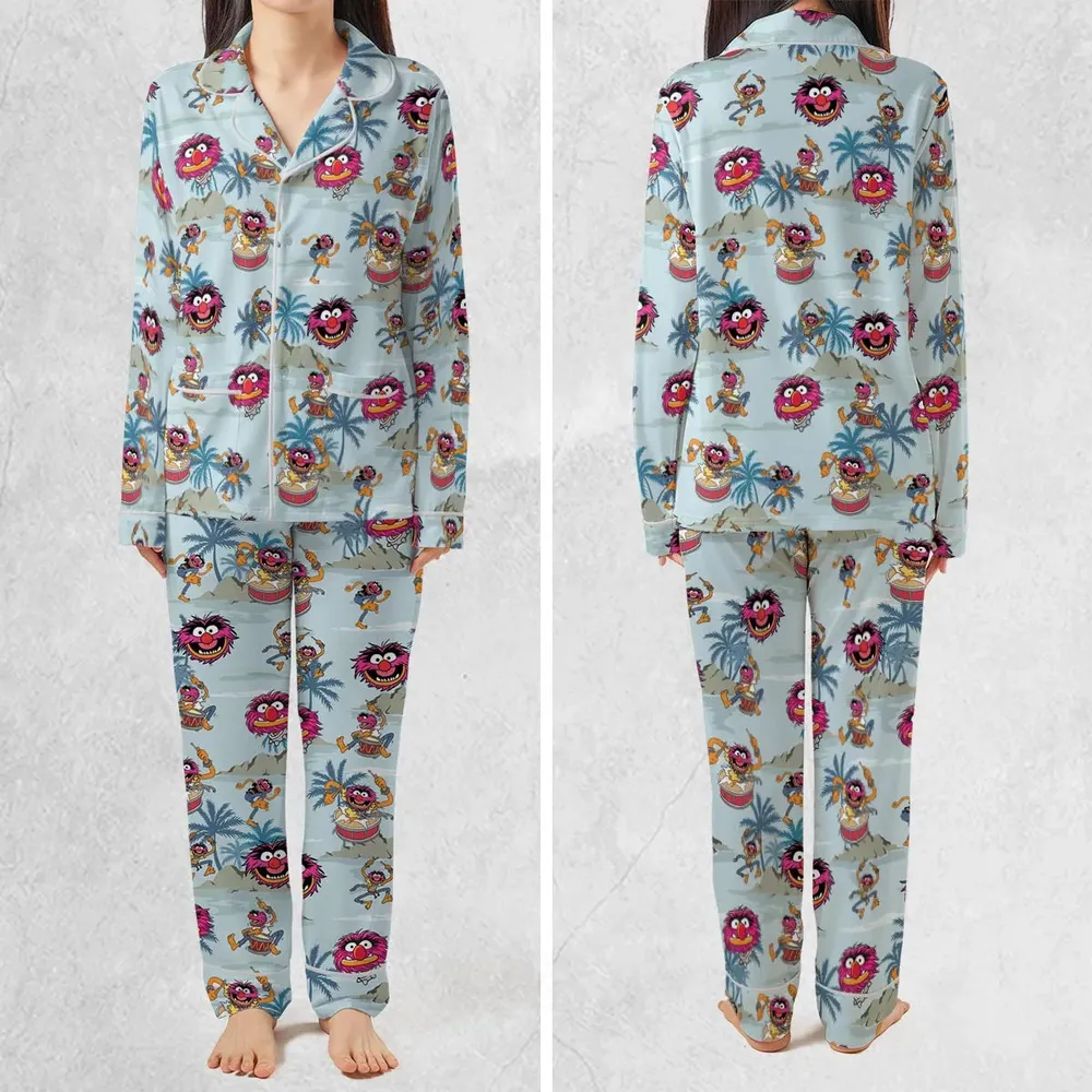 Animal The Muppet Show Drum Tropical Pajamas Set - 2