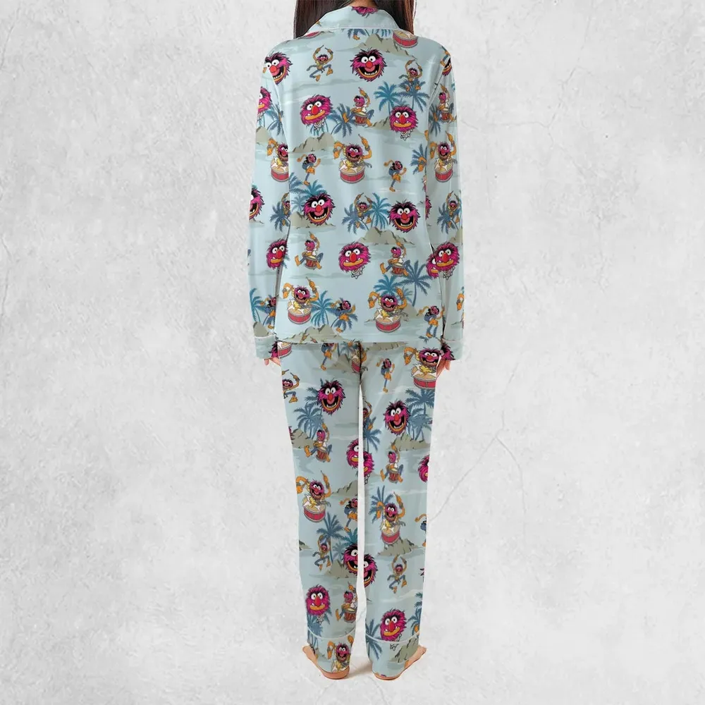 Animal The Muppet Show Drum Tropical Pajamas Set - 4