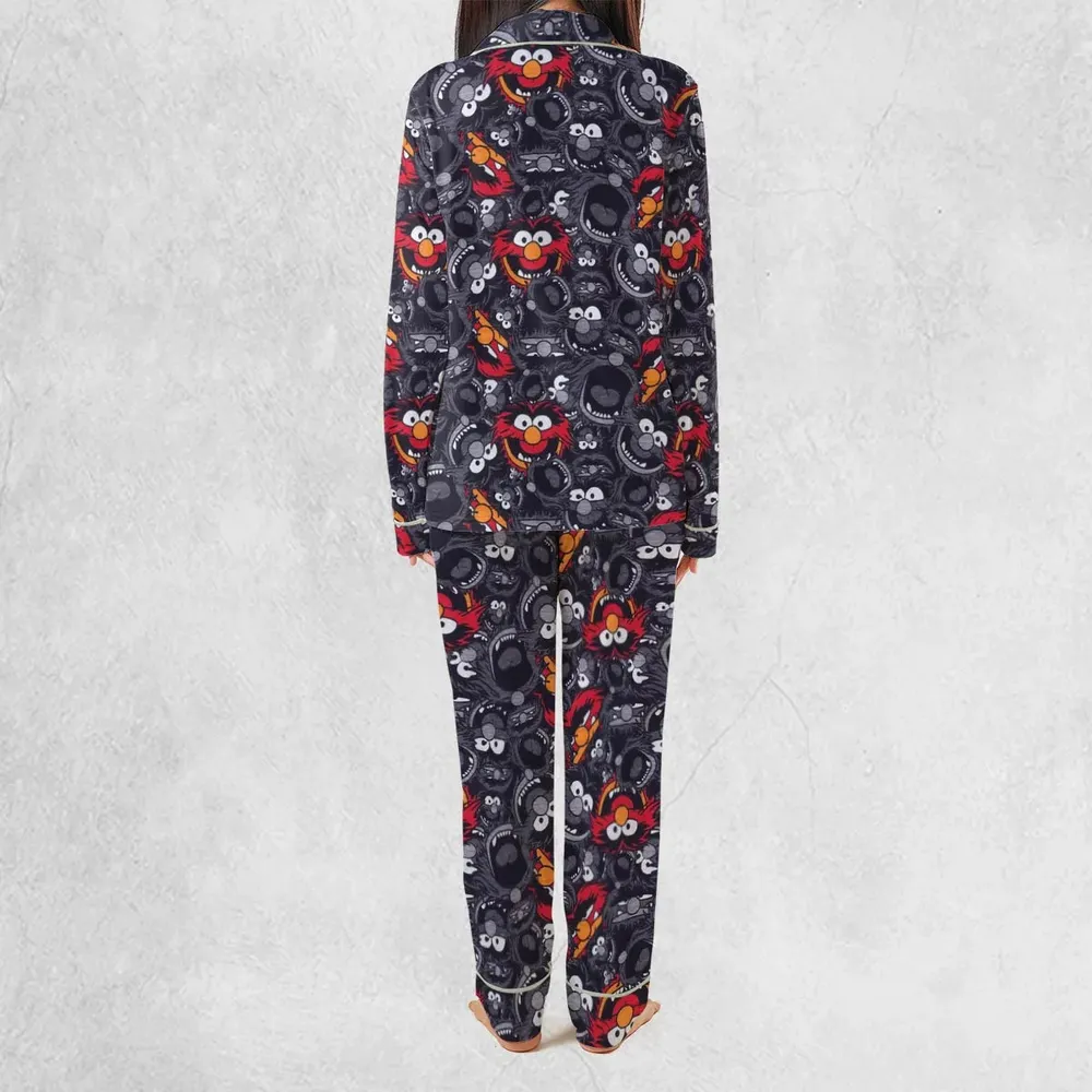 Animal The Muppets Pattern Pajamas Set - 4