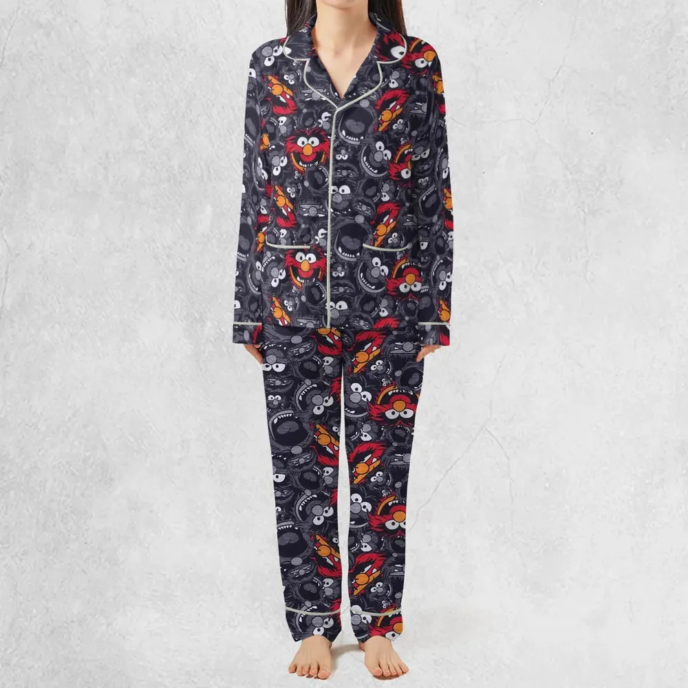 Animal The Muppets Pattern Pajamas Set - 3
