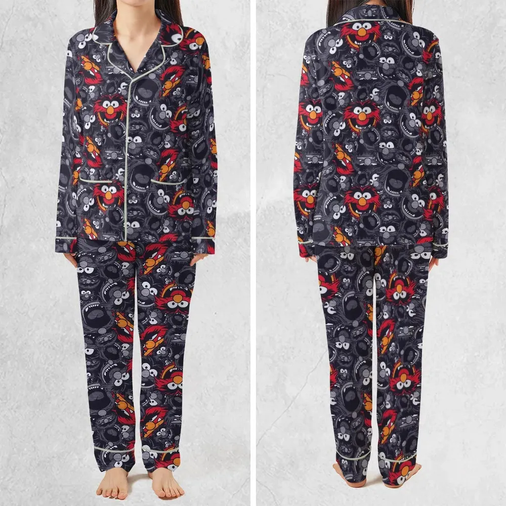 Animal The Muppets Pattern Pajamas Set - 2