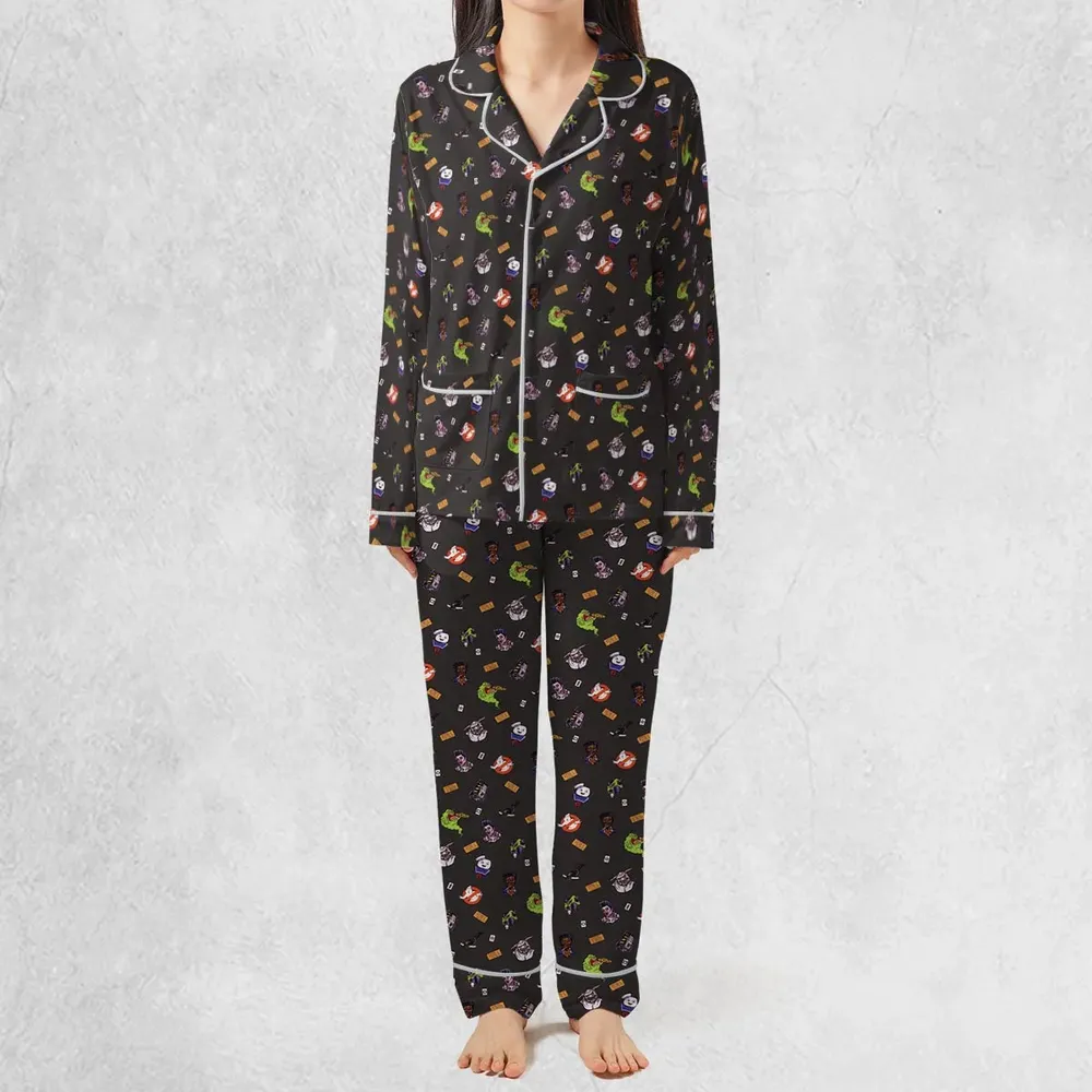 Ghostbusters Pattern Pajamas Set - 3